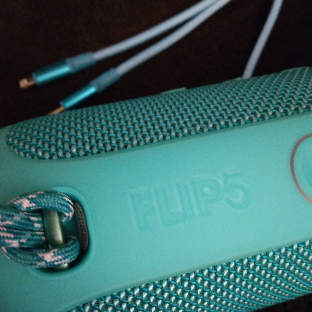 JBL Flip 5 with charging cord Bluetooth Speaker